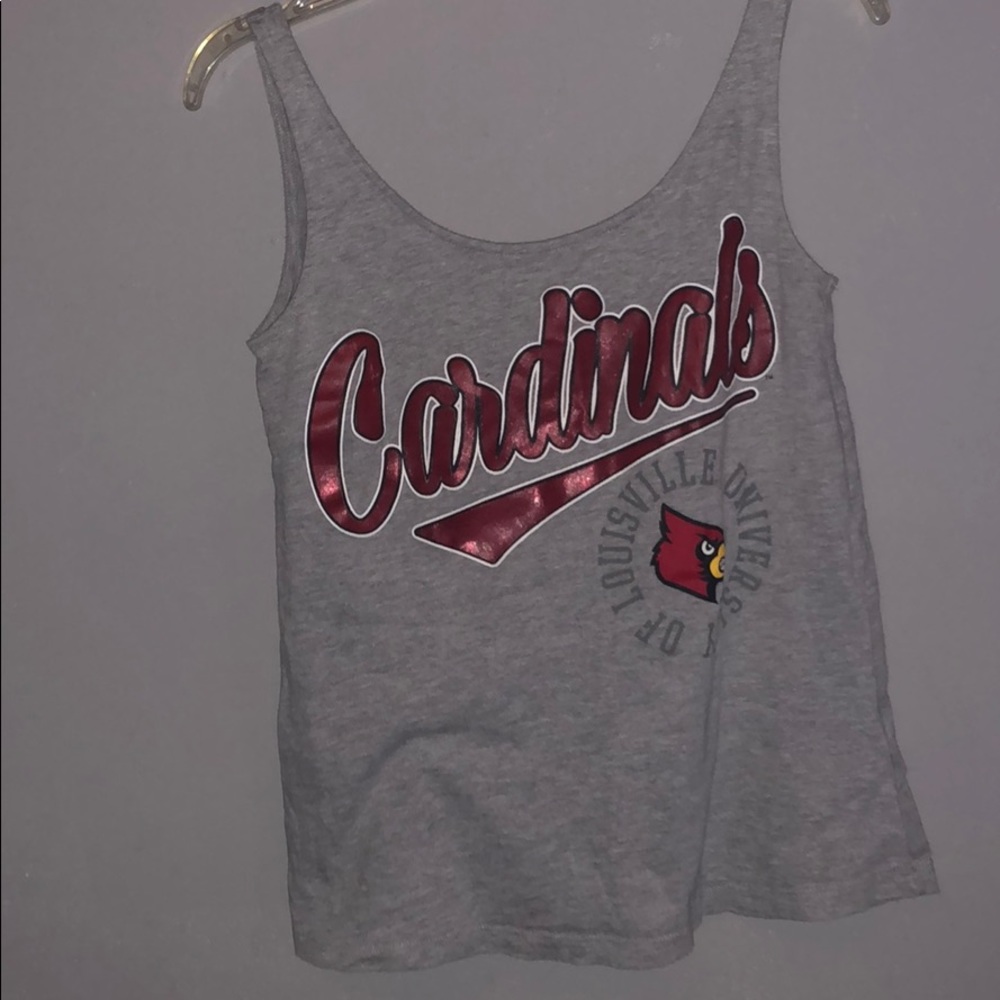 “Louisville cardinals” tank top